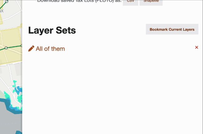 A video showing the layer bookmark functionality